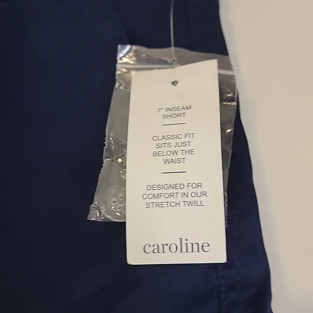 Crown & Ivy Navy Women's Shorts NWT - Picture 3 of 8